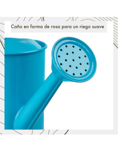 Regadera para Niños Homarden 0.94L Metal Azul 2
