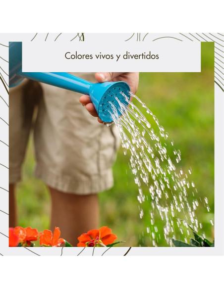 Regadera para Niños Homarden 0.94L Metal Azul