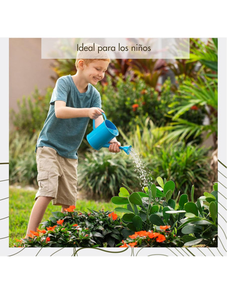 Regadera para Niños Homarden 0.94L Metal Azul