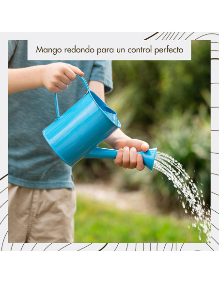 Regadera para Niños Homarden 0.94L Metal Azul