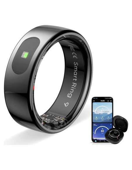 Anillo Inteligente Táctil Pro 10ATM Control Remoto Negro 11