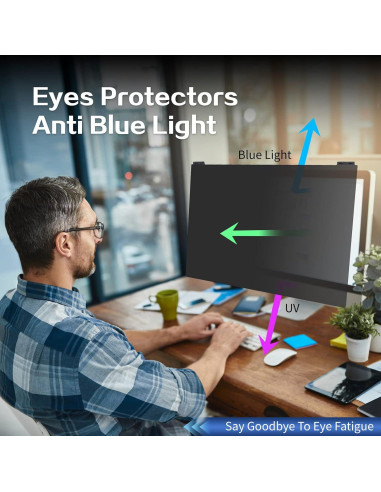 Filtro de Pantalla de Privacidad 24" Verponity 9H Antirrobo