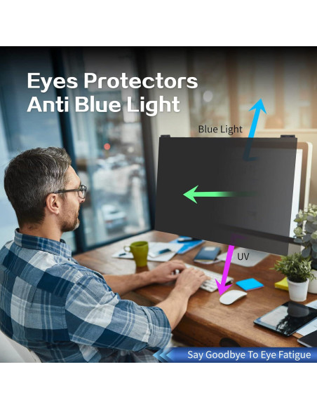Filtro de Pantalla de Privacidad 24" Verponity 9H Antirrobo