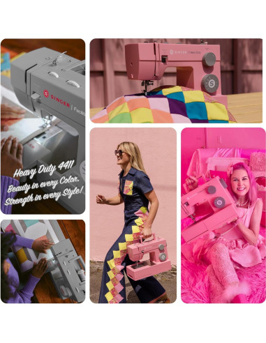 Máquina de Coser SINGER 4411 Uso Pesado 69 Puntadas Metal