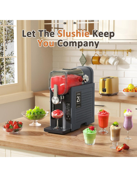 Máquina de Slushie WIZAURA SM-BLK02 Profesional 11.97kg
