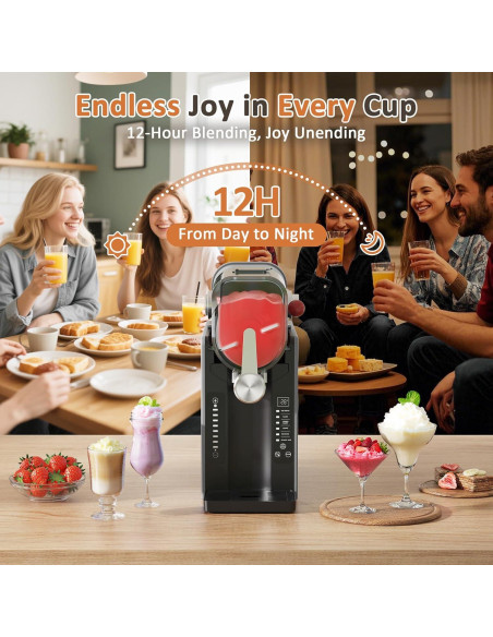 Máquina de Slushie WIZAURA SM-BLK02 Profesional 11.97kg