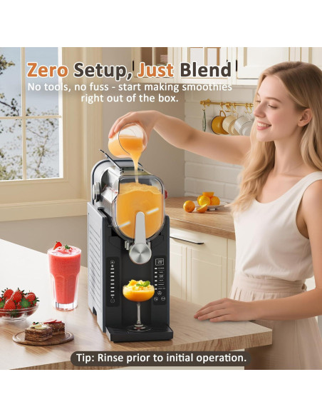 Máquina de Slushie WIZAURA SM-BLK02 Profesional 11.97kg