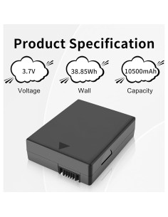 Batería Recargable de 10500mAh GOROFO para Eufy S330/E330 2