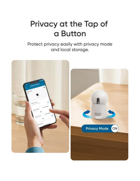 Cámara de Seguridad Interior eufy E30 Kit de 2, 4K UHD, Visión Nocturna