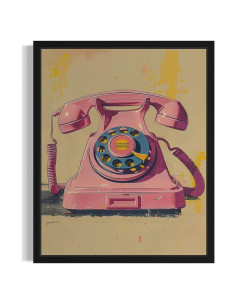 Póster de arte pop retro HomeArtPrint 20x25 cm sin marco