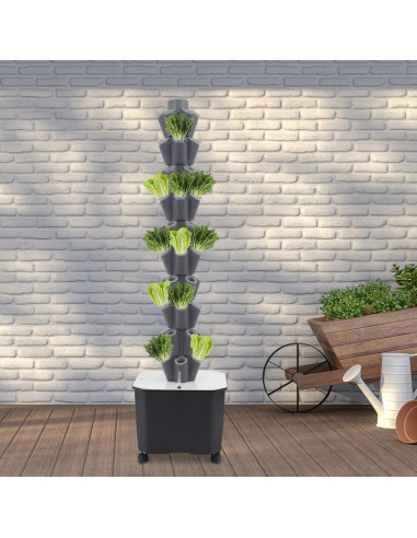 Sistema de Cultivo Hidropónico Banborba 50 Plantas Vertical 45L