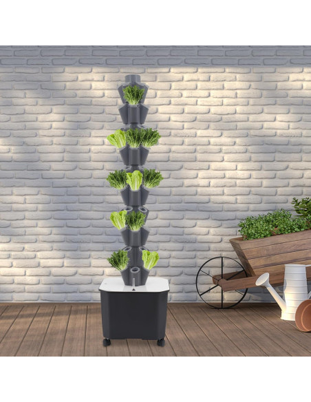 Sistema de Cultivo Hidropónico Banborba 50 Plantas Vertical 45L