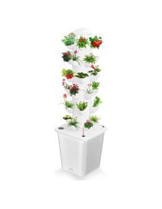Sistema de Cultivo Hidropónico KANQIDKG Torre Vertical 30 Plantas