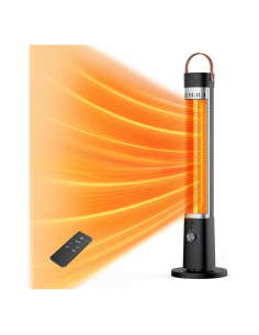 Calentador de Patio Eléctrico Slkdrft 1500W con Control Remoto