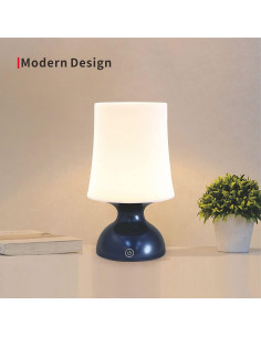 Lámpara de Mesa LED RiverLux Azul y Blanca Portátil 2