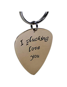 Llavero de Púa de Guitarra de Bronce NicisPicks 8 Aniversario