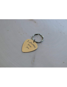 Llavero de Púa de Guitarra de Bronce NicisPicks 8 Aniversario 2