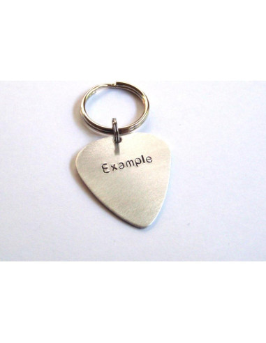 Pua de guitarra de aluminio hecha a mano 3.3x2.9 cm
