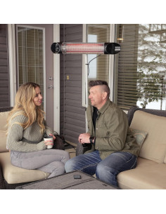 Calentador Infrarrojo Veito 1500W Negro - Eficiente y Silencioso 2