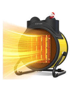 Calentador Eléctrico Buyplus 1500W Ajustable para Patio