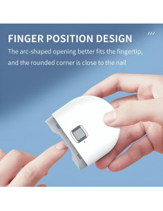 Cortador de Uñas Eléctrico Automático Samo, 2 Velocidades, USB 2