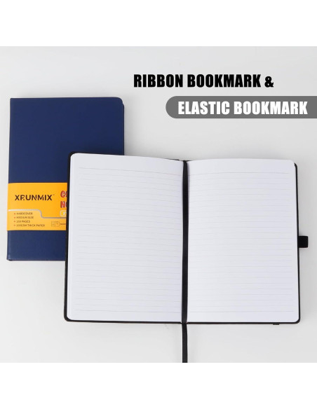 Cuadernos Rayados XRUNMIX Tapa Dura 160 Páginas 14.5x20.3cm