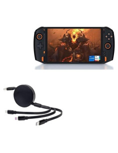 Cable Retráctil BoxWave USB-C y Micro USB 100W para OneXPlayer