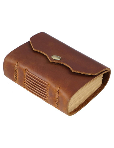 Cuaderno de Piel Acidea Vintage 320 Páginas 10.9x7.6cm