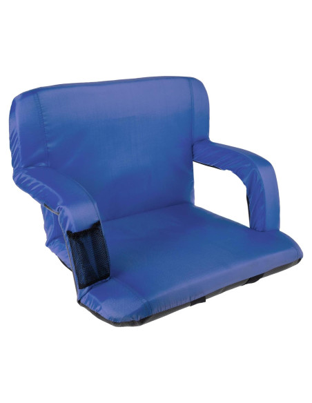 Silla de Estadio Ancha Home-Complete Azul con Respaldo y 6 Posiciones