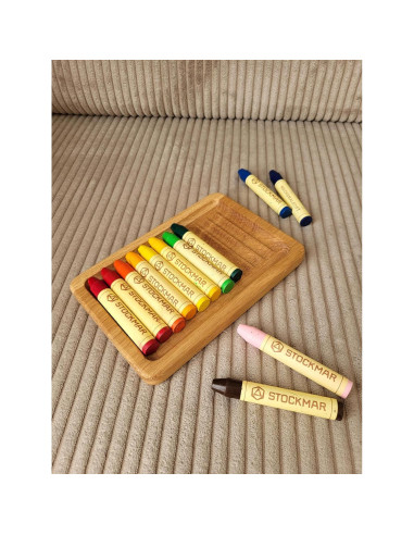Soporte de Crayones de Madera Waldorf para 8 Varitas
