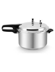 Olla a presión Fulgutonit 12qt de aluminio con rejilla