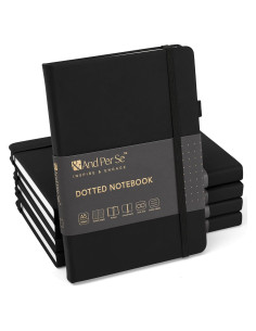 Cuaderno de Puntos And Per Se A5 Negro 160 Páginas 100gsm