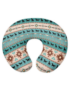 Funda de Almohada de Lactancia Tongluoye Caballo Boho Azteca
