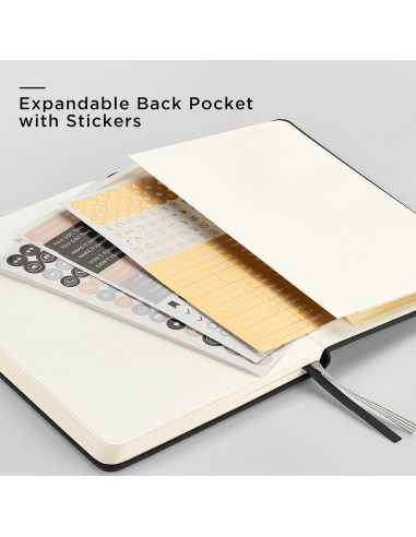 Cuaderno de Puntos And Per Se A5 Negro 160 Páginas 100gsm