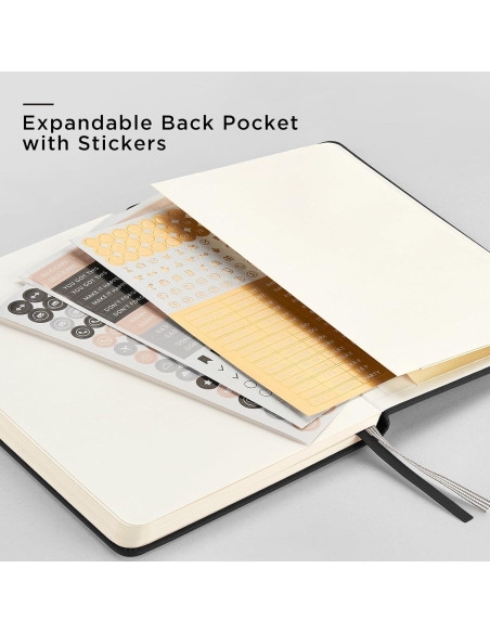 Cuaderno de Puntos And Per Se A5 Negro 160 Páginas 100gsm