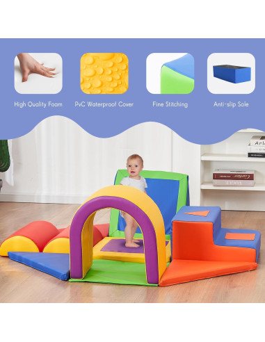 Juguetes de Escalada Wanan para Niños - 11 Piezas de Espuma