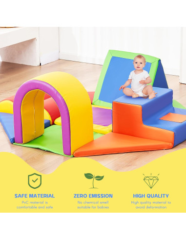 Juguetes de Escalada Wanan para Niños - 11 Piezas de Espuma