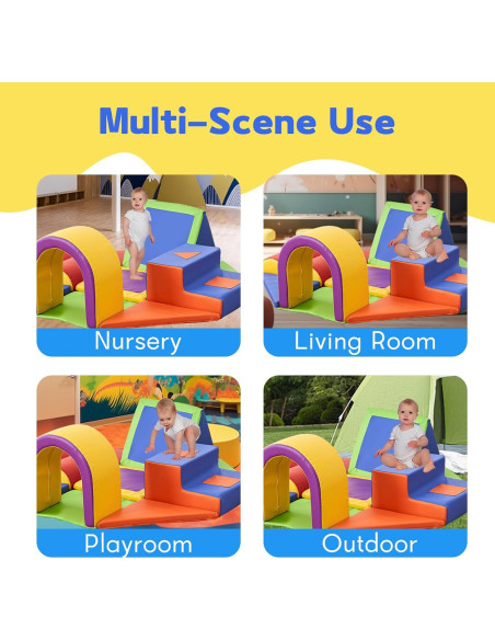 Juguetes de Escalada Wanan para Niños - 11 Piezas de Espuma