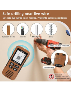 Detector de Estudio 5 en 1 Deller con Pantalla LCD HD 2