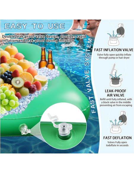 Mesa Flotante Grande MJZ para Pool 136x97 cm con Soportes