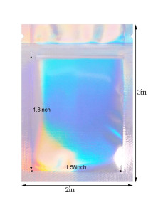 100 Bolsas Reutilizables a Prueba de Olores Tayfremn 5x7.6cm 2