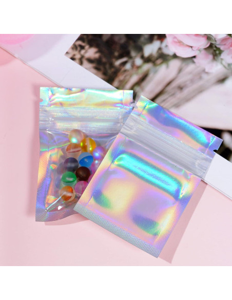 100 Bolsas Reutilizables a Prueba de Olores Tayfremn 5x7.6cm