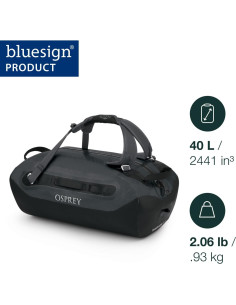 Bolsa de Duffel Impermeable Osprey Transporter 40L Naranja 2