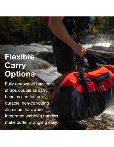 Bolsa de Duffel Impermeable Osprey Transporter 40L Naranja