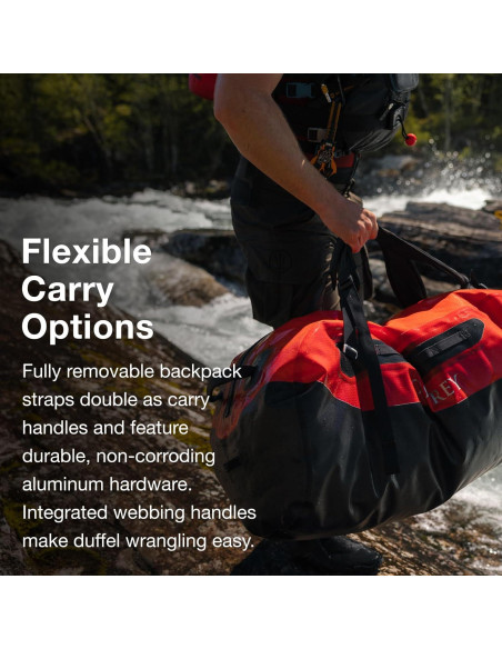 Bolsa de Duffel Impermeable Osprey Transporter 40L Naranja