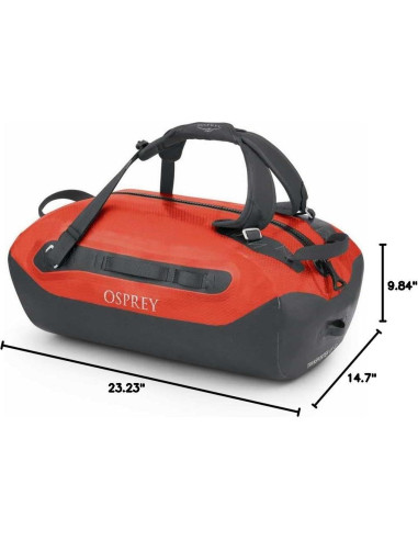 Bolsa de Duffel Impermeable Osprey Transporter 40L Naranja