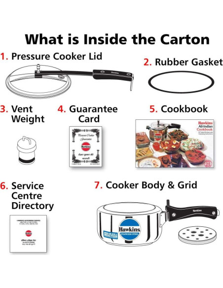 Olla a presión Hawkins B25 2 litros acero inoxidable