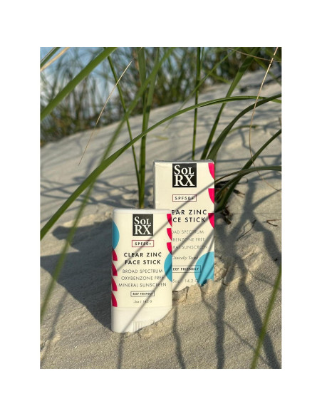 Protector Solar Mineral SolRX SPF 50 Barra Zinc 14g