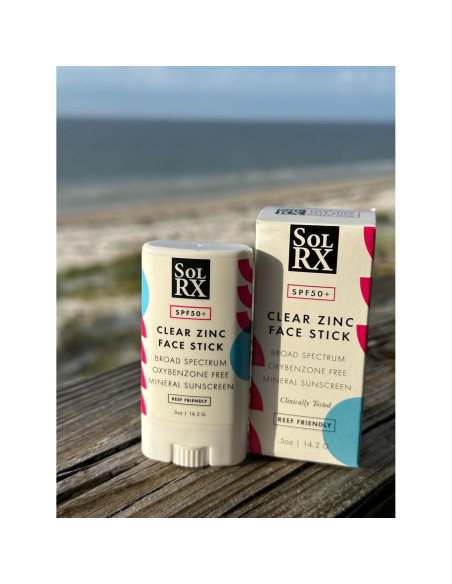 Protector Solar Mineral SolRX SPF 50 Barra Zinc 14g