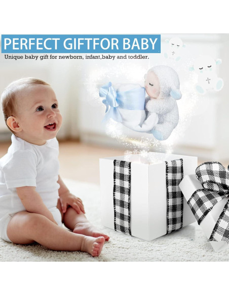 Manta de Seguridad Cordero Kinlop Azul para Bebés 28-30 cm